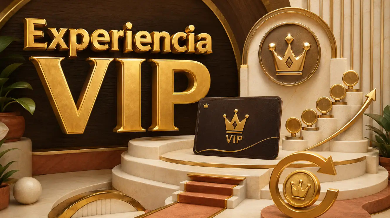Experiencia VIP con cashback y recompensas por nivel